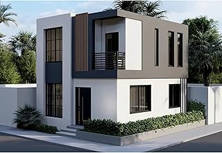 Luxury Prefabricated 3-Bedroom Tiny House – Modern Double-Storey Modular Home Villa for Affordable Living and - B0F2FFNYB8