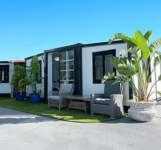 Customizable Portable Foldable Tiny House Prefab Tiny Mobile Home 20ft/30ft/40ft with Bedrooms & Kitchen Bathroom - B0FT7RF1BW