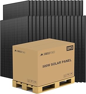 SUNGOLDPOWER 32PCS 500W Solar Panels Monocrystalline UL 61730, Grade A Solar Cell,Waterproof IP68, High Efficiency - B0F2HS23W1